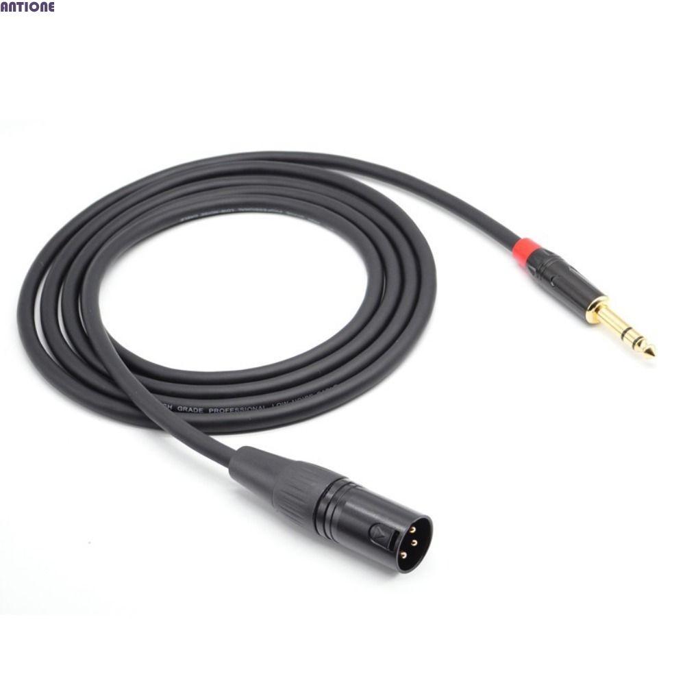 ANTIONE Jack 6.5 Balanced สายไมโครโฟน, Mame To Male/Female 6.35 Large Three Core XLR Cable Aux Line,