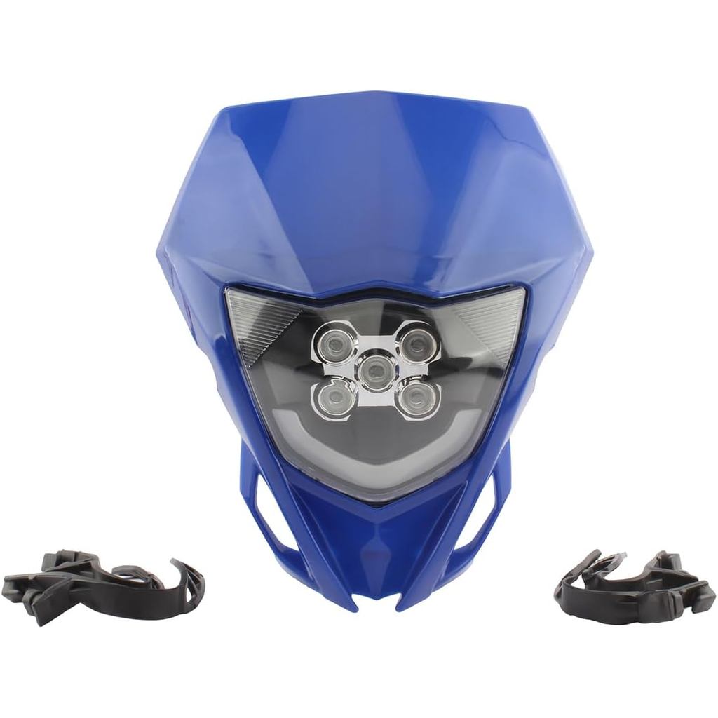 Dirt Bike Enduro ไฟหน้า,รถจักรยานยนต์ LED ไฟหน้าใช้งานร่วมกับ YZ450F YZ250F YZ250 YZ125 YZ65 YZ85 DR
