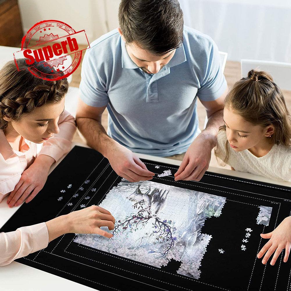 Felt Pad Storage Felt Jigsaw Mat Storage Pad Storage คละแผ่นจิ๊กซอว์ R3q2