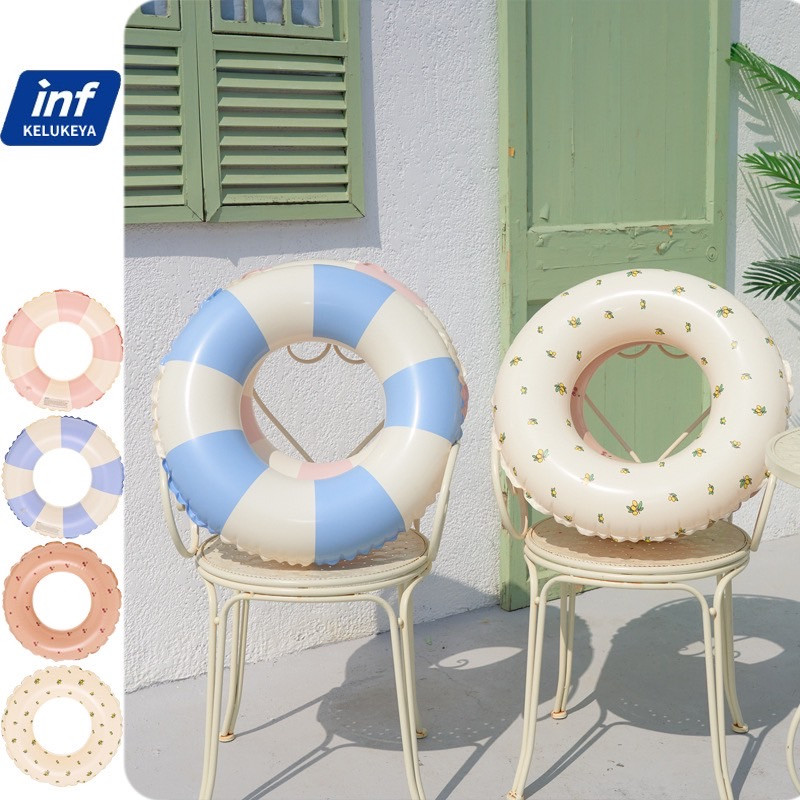 RB023 ห่วงยางเป่าลมลายน่ารักสีพาสเทล [2] N14-3