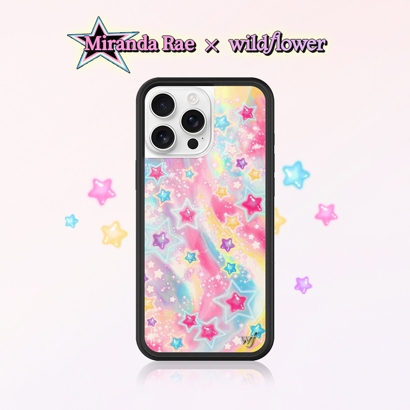 Miranada Rae x ดอกไม้ป่าชื่อร่วมเคสโทรศัพท์สําหรับiPhone 12 13 14 15 16 Pro Max 14 15 16 PlusซิลิโคนAnti-FallingกันกระแทกปกหลังWFปลอกสําหรับiPhone 17 Pro Max 17 Air
