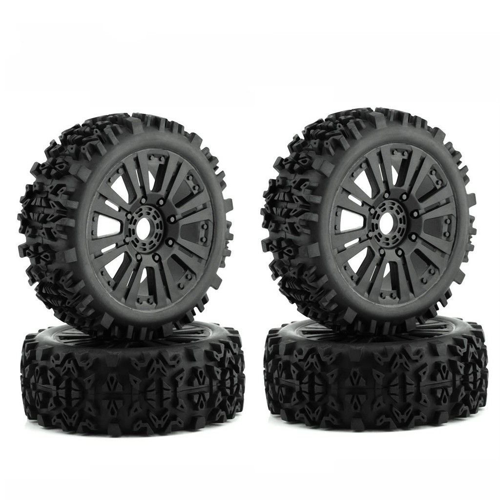 ชุดยางออฟโรดขนาด 1/8 R132 - ยาง Deep Lug All-Terrain พร้อม Hex 17 มม.