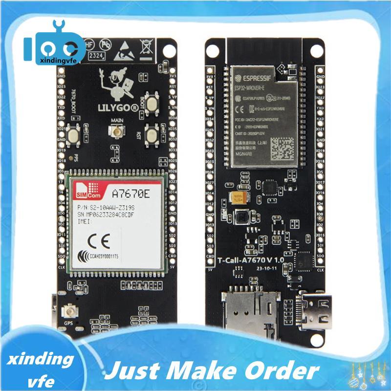 T-Call A7670 4G 2G ESP32 บอร์ดพัฒนา A7670E LTE GSM เครือข่าย ESP32-WROVER-E โมดูลไร้สาย