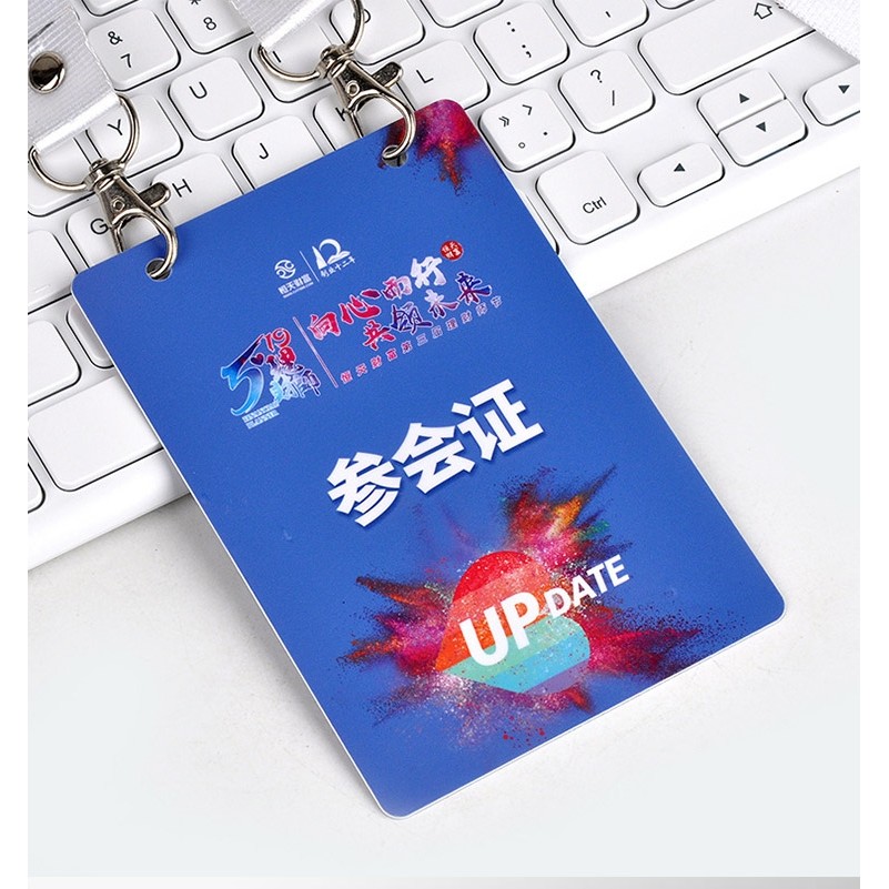 Pvc Work Permit Work Card Representative Card Work Number Card Portrait Card Badge Card Reference Ca