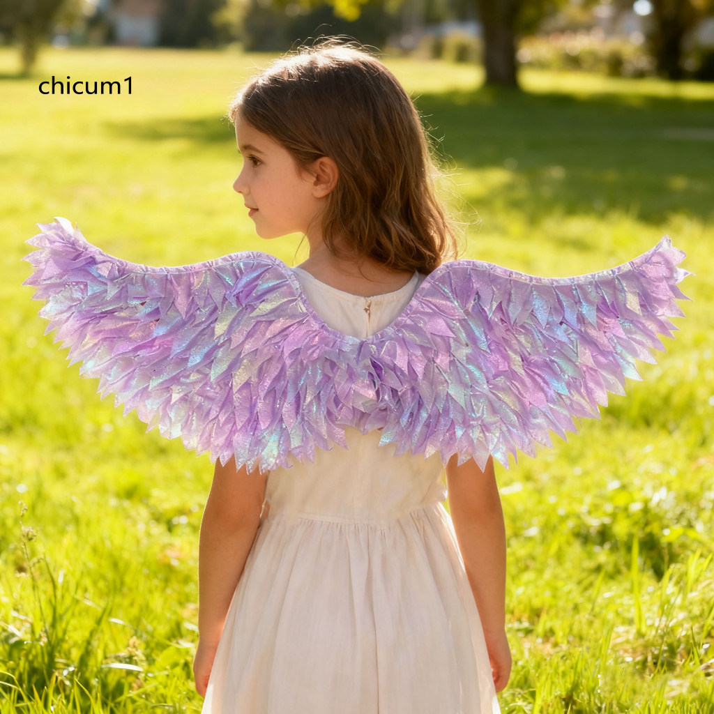 CCน้ําหนักเบาFairy Wingsครอบครัวอุปกรณ์เสริมLight Up Angel Wingsเครื่องแต่งกายสําหรับCosplay Stage P