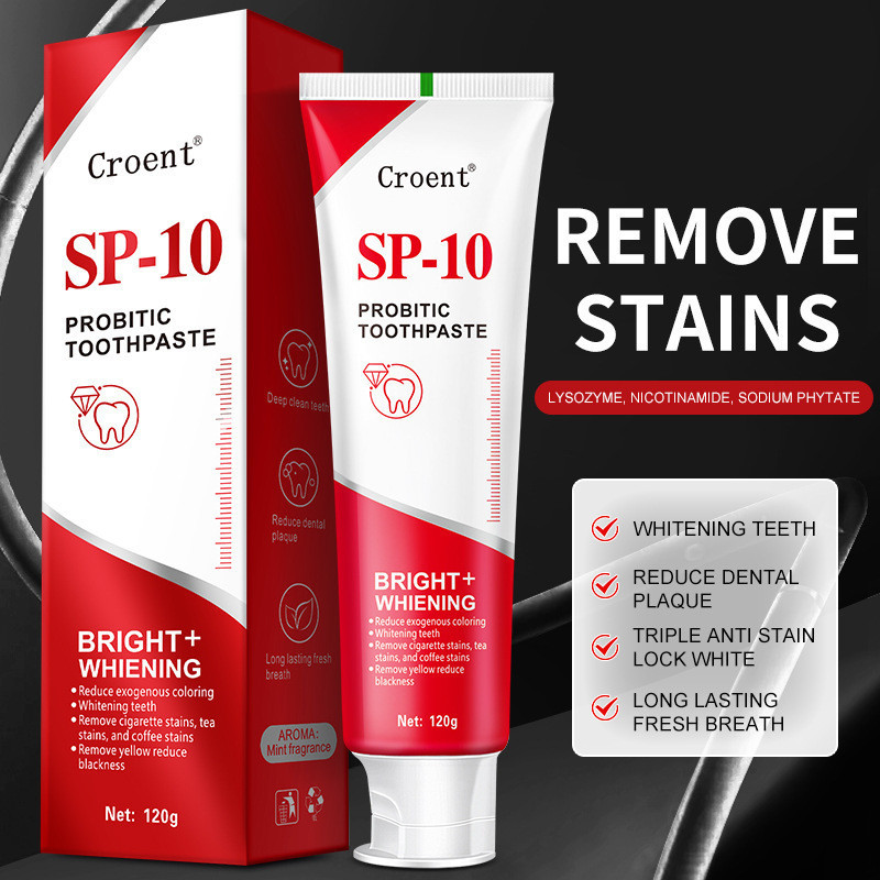Hot Sale#[FDA/DSDS Authentication]Exclusive Supply SP-10Toothpaste Whitening Teeth Fresh Breath Toot