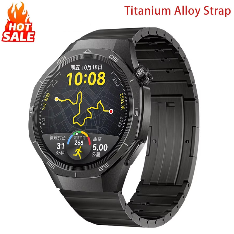 22mm Universal ไทเทเนียมสายโลหะ (ไม่มีนาฬิกา) สําหรับ Huawei Watch GT 6 Pro 46 มม.GT 6/GT5/GT4/GT3 46 มม.หรูหราปรับสําหรับชายสําหรับธุรกิจ