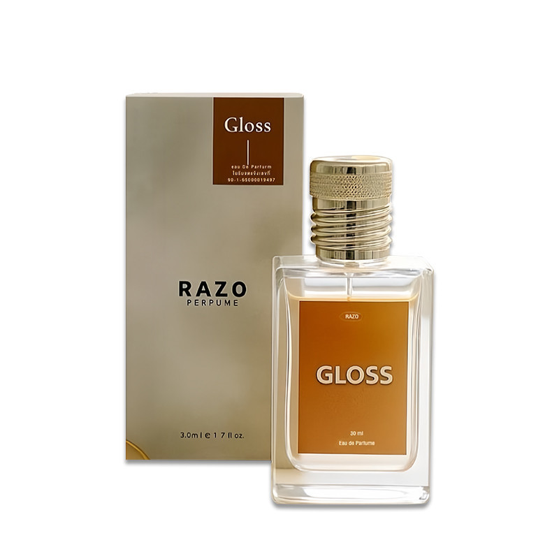 💥โปรพิเศษ จำกัดการซื้อ RAZO น้ำหอมผู้ชายแท้ 30ml กลิ่น GLOSS หอมเท่ห์ติดทนนาน กลิ่นนิยมสุดฮิต
