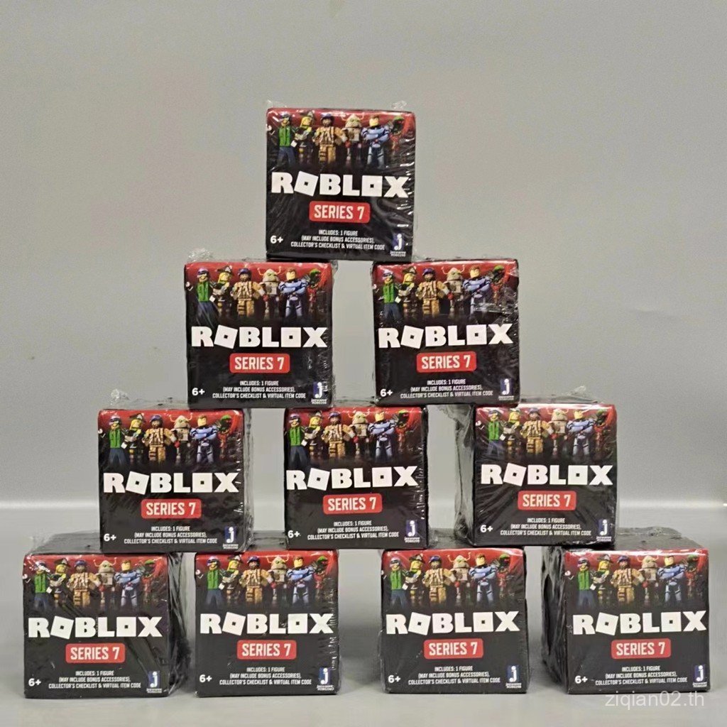 ของแท้จํานวนมาก Roblox อินเทรนด์เล่นกล่องลึกลับตุ๊กตา Minecraft บล็อกตัวต่อที่สามารถเคลื่อนย้ายชุด S