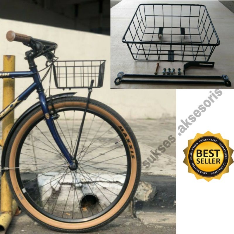 SIMZET_SHOP federal Bicycle Touring Basket vintage minion Bike