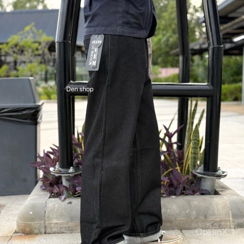 กางเกงยีนส์ ITEM ไอเท่มรหัส(001แท้)แถมป้ายสีมิทไนท์ด้ายเทา  แถมป้ายแบรนด์ยีนส์ ผู้ชาย Man