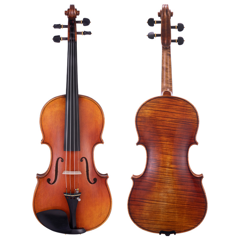 Qingge QV301B Preppy-level Performance ไวโอลิน Handmade Solitaire Tiger Pattern Master Personally Ma