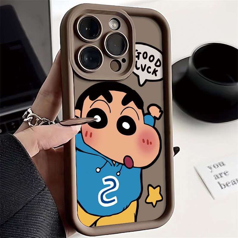 การ์ตูนCrayon Shin ChanสําหรับOPPO A7 A12S F11 A9X A94 A79 A80 A57 A77 A5SReno 4F 5F 7Z 8Z A53 A33 A