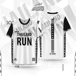 SC Sports เสื้อกีฬา เสื้อพิมพ์ลาย Run02-หลากสี งานจริงสวย สีสด หนา145g นุ่มลื่นใส่สบาย