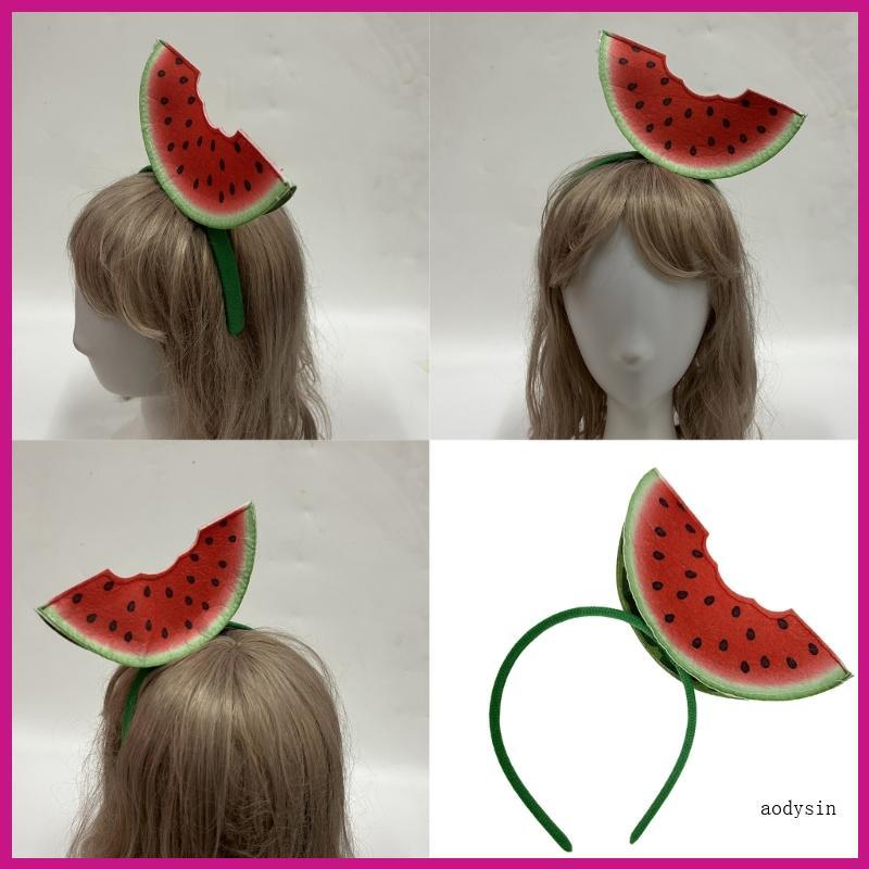 (ส่วนลดสูง)aodysin.th Party 3D Watermelon Headband Roleplay Hairhoops สําหรับชุดต่างๆและโอกาส