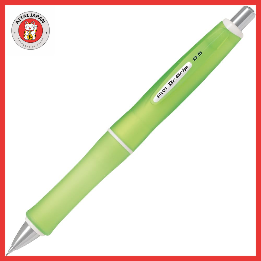 PILOT ดินสอจิ้มปากกา Dr.Grip G Series "เพียงแค่เขย่า" สี Frost Green 0.5mm ดีไซน์พิเศษ เข้าถูกกับมือ
