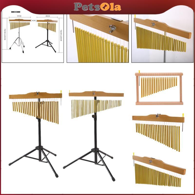 [PETSOLA] Golden Bar Chimes Single-row สําหรับโต๊ะเพอร์คัชชันสมาธิโยคะ