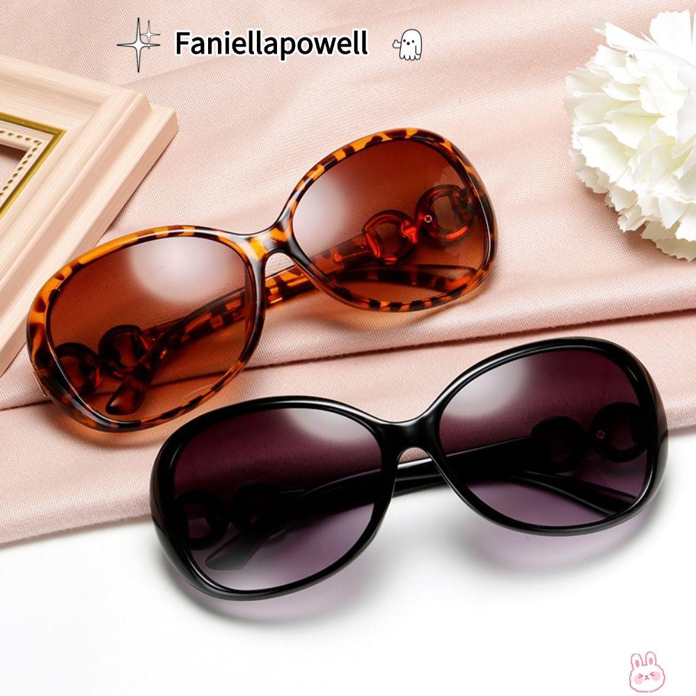 แว่นกันแดดย้อนยุค FANIELLAPOWELL กรอบใหญ่ สำหรับใช้นอกแสงแดดและขับรถ