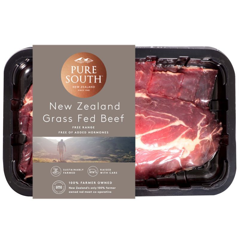 เพียวเซาท์เนื้อสันคอชาบูนิวซีแลนด์ 200ก Pure South New Zealand Chuck Roll Shabu 200g. [หมายเลขบาร์โค้ด 8858934521274 ]
