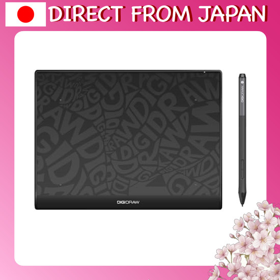 DIGIDRAW T410 Pen Tablet with 16,384 Levels of Pressure Sensitivity, Battery-Free Pen, Ideal for Ill