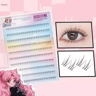 BL ขนตาด้านล่างแบบติดเองไม่ต้องใช้กาวสามารถนำกลับมาใช้ใหม่ได้สำหรับการแต่งหน้าขนตาปลอมแบบ DIY