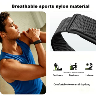 พร้อมสต็อก Google/Fitbit Air Loop สายรัดสร้อยข้อมือ Velcro Phoebe air สายรัดไนลอนระบายอากาศ