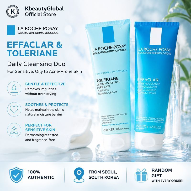 La Roche-Posay Facial Cleanser 125ml (ล้ําลึก / Purifying Clean)