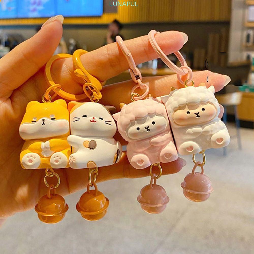 LUNAPUL สัตว์เลี้ยง CP จี้ดูดแม่เหล็ก, การออกแบบสไตล์หมีสายลูกสุนัขแม่เหล็กสัตว์จี้, แขวนแฟชั่นตกแต่งเครื่องประดับตุ๊กตาเรซิ่นกระเป๋า Charm ตกแต่งกระเป๋า