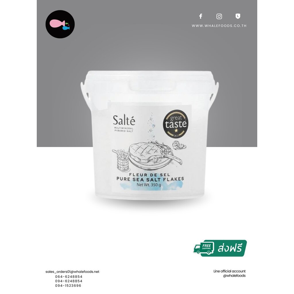 Salté Pure Sea Salt Flake 350g