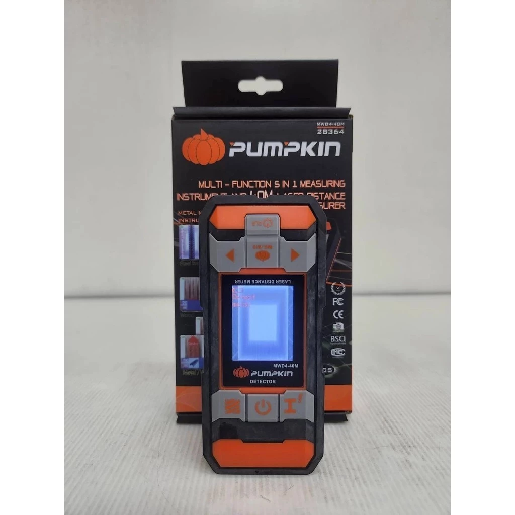 PUMPKIN เครื่องสแกนผนังและวัดระยะเลเซอร์ 40 เมตร รุ่น 28364 / MWD4-40M thumbnail 5