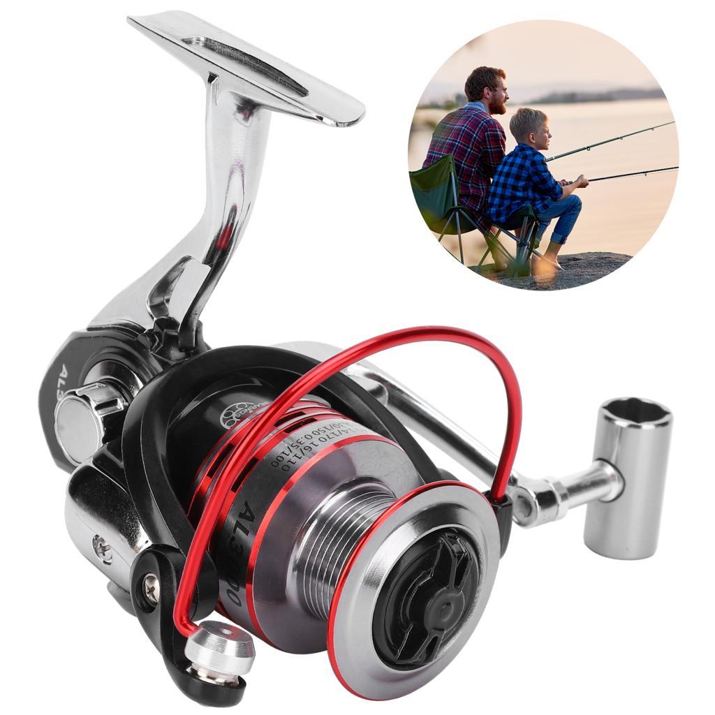 Calinodesign AL Metal Spinning Reel 13 + 1BB 5.0:1 อัตราทดเกียร์แขนโยกพับได้อุปกรณ์เสริมล้อตกปลา (AL