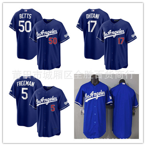 จัดส่งในวันเดียวกัน!!Dodgers Dodgers 17-Ohtani 18-8-City Shohei Otani ชุดเบสบอล Jersey