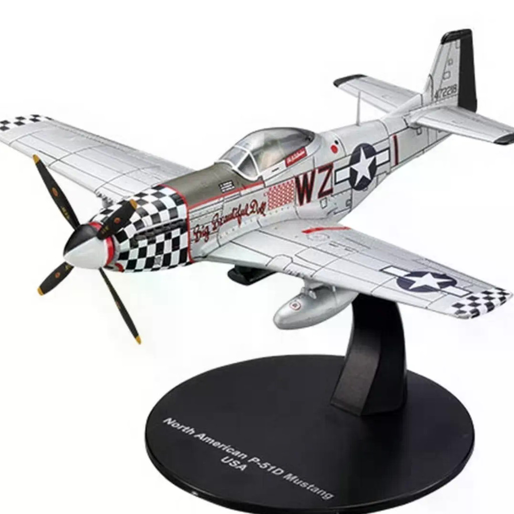 IXO 1/72 American P-51D Mustang Fighter สําเร็จรูปโลหะผสมรุ่นเครื่องประดับ Static
