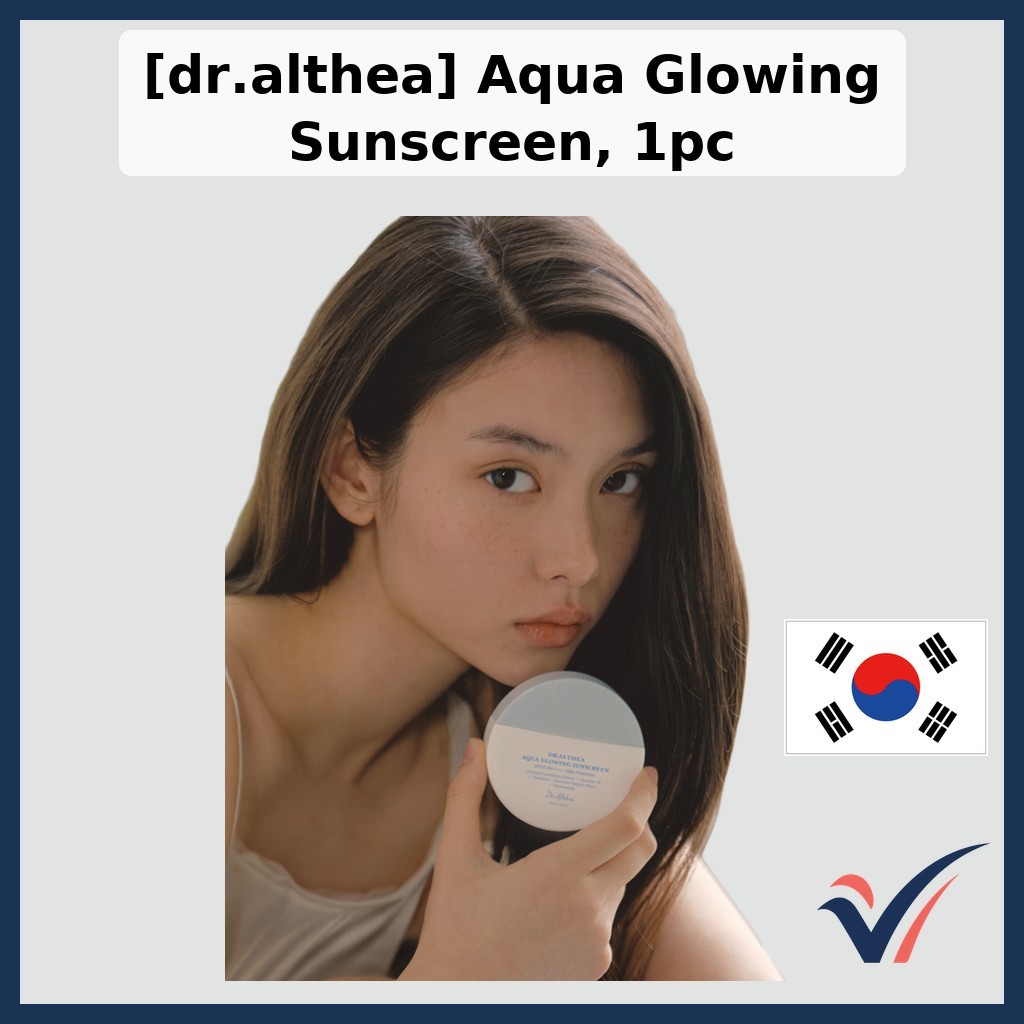 [dr.althea] ครีมกันแดด Aqua Glowing 1 ชิ้น / ครีมกันแดดเกาหลี / สูตร Aqua Glow / ของแท้ 100% โดย vib