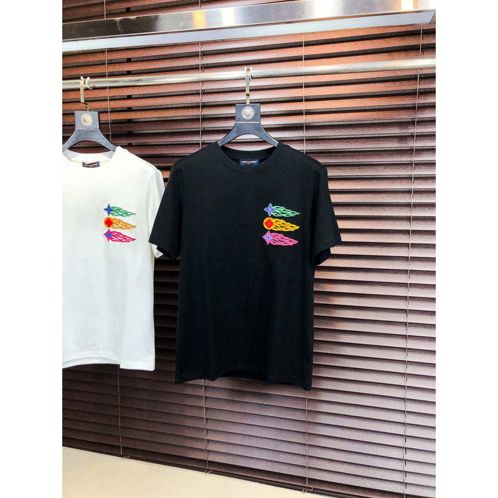 2026เลเวล 2026ต้นฤดูใบไม้ผลิสไตล์ใหม่เสื้อยืดแขนสั้นผู้ชายสไตล์ผู้หญิงสไตล์คู่ฤดูใบไม้ผลิแฟชั่นฤดูร้