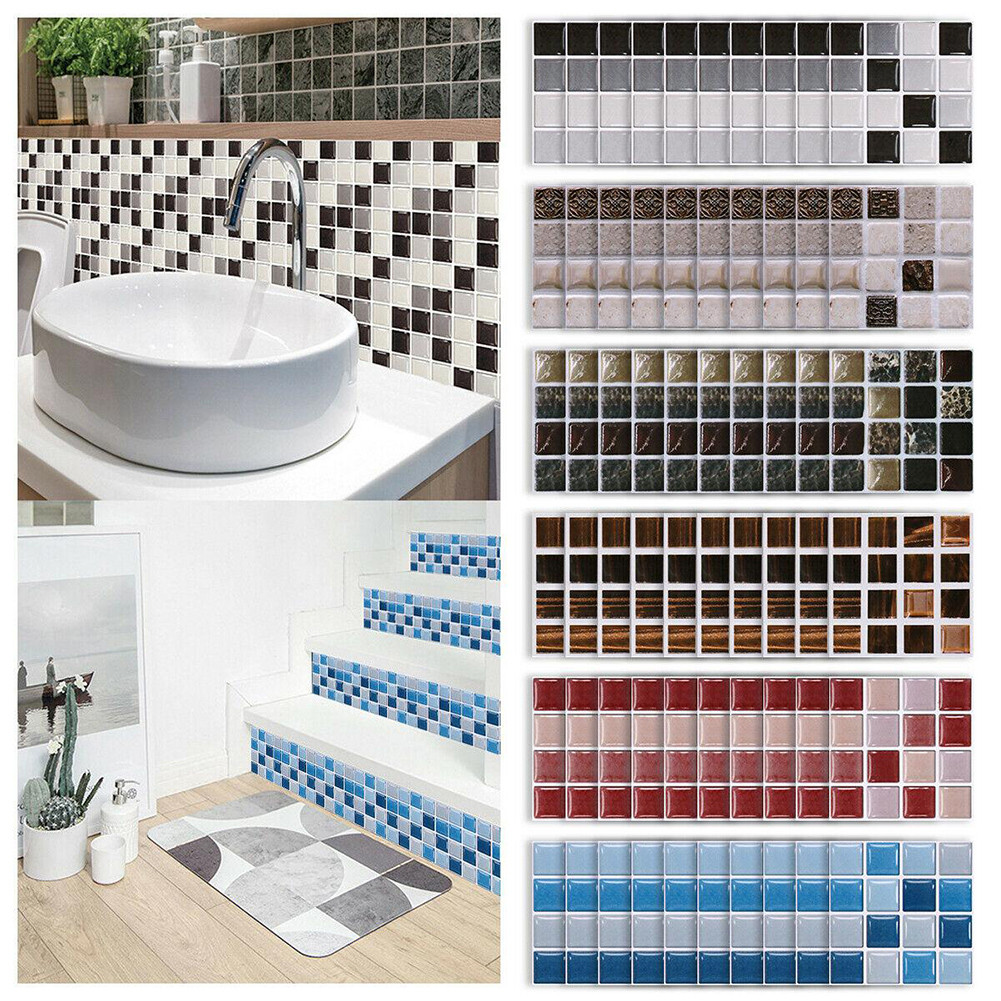 Premium Self adhesive Mosaic Tile Stickers Decorate Your Walls Effortlessly