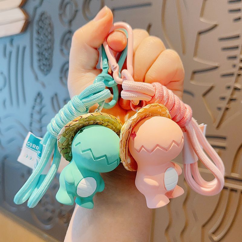 สร้างสรรค์เรซิ่นไดโนเสาร์น่ารักประณีตจี้พวงกุญแจ