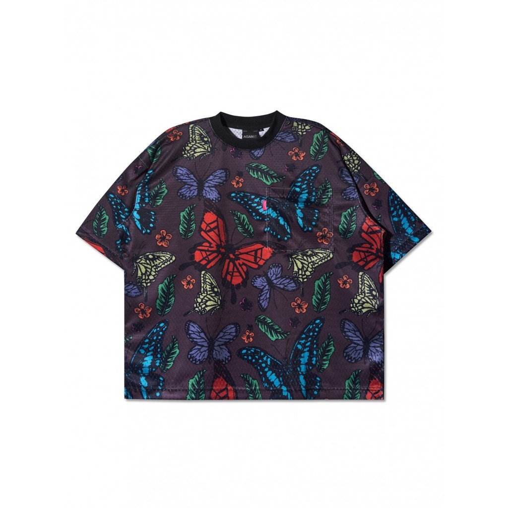 AGAINST LAB BUTTERFLY MESH JERSEY