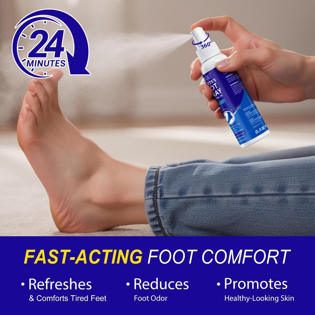 Athlete Foot Spray Itch Relief Quick-Drying Liquid 120ml Peeling Athlete Foot Spray acebnmy