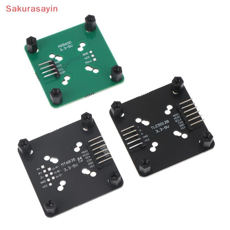 {Sakurasayin} AS5600 โมดูลแม่เหล็กแบบตั้งโปรแกรมได้สําหรับการตรวจจับตําแหน่งที่แม่นยําในการใช้งานหุ่