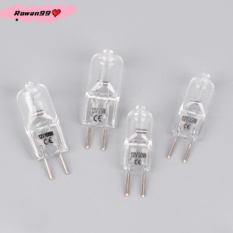 หลอดไฟทำงาน G6.35 12V 20W 35W 50W 70W 100W W 1ชิ้นโคมไฟอโรมา G6.35กล้องจุลทรรศน์ G6.35เครื่องมือแสง