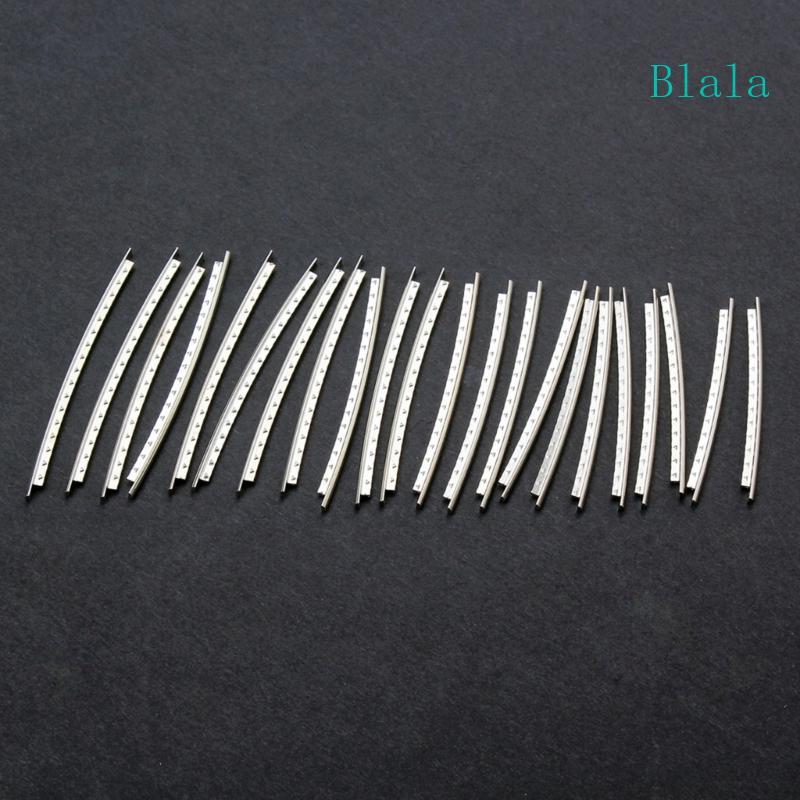Blala กีตาร์ Fret Wire 24 Fret 2 7 มม.สําหรับกีตาร์ Fingerboard เปลี่ยนแพ็ค 24 ชิ้น