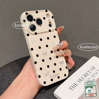 เข้ากันได้กับ IPhone 17 15 11 12 15 13 16 14 Pro Max 16 7 8 Plus XR X XS Air เคสหัวใจกระจก พร้อมขาตั้ง ลายจุด เส้น