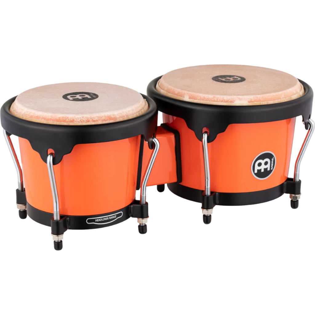 Meinl เครื่องเพอร์คัชชัน HB50EC 6 1/2" & 7 1/2" Molded ABS Bongo, คอรัลไฟฟ้า