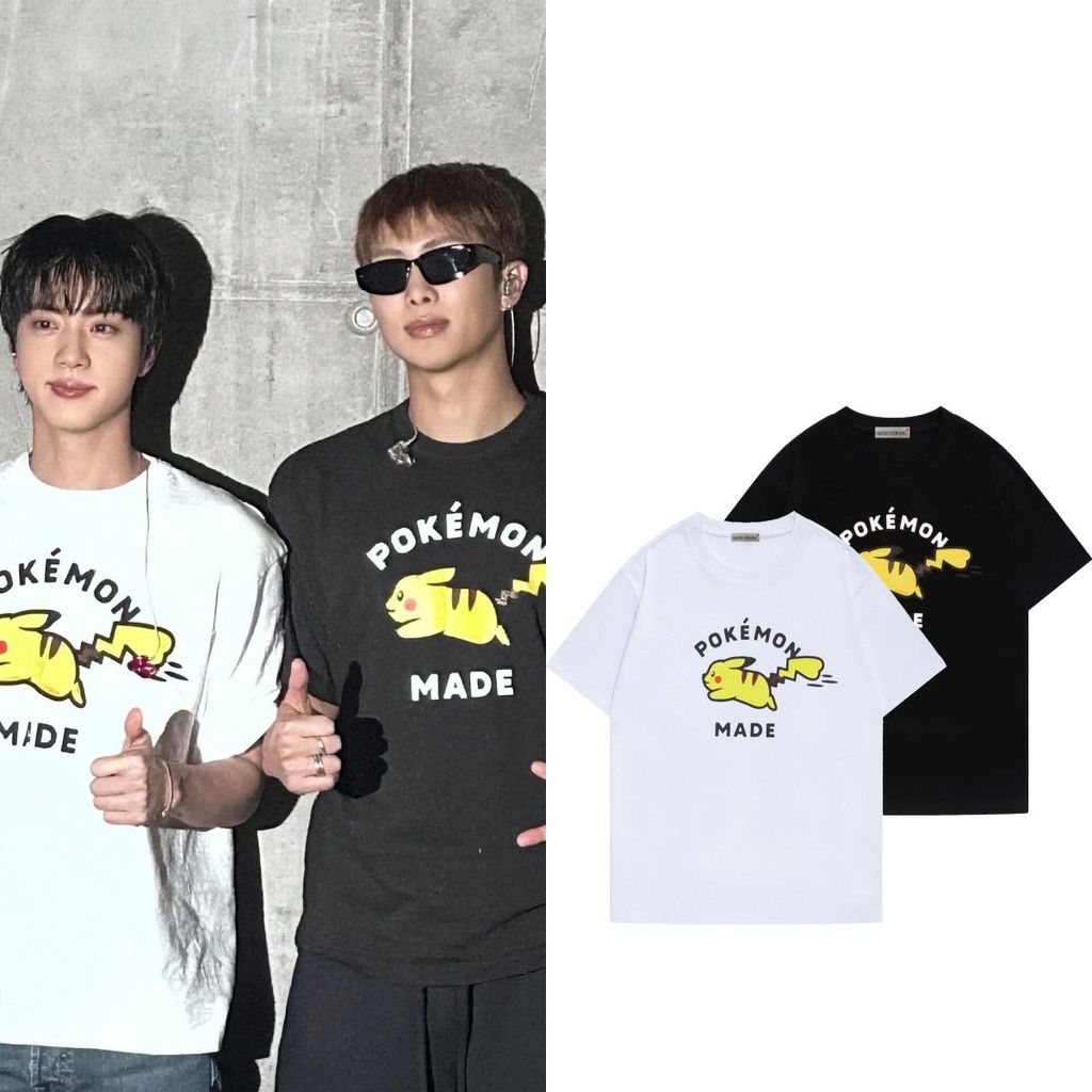 Kpop Bangtan Boys 2026 JIN RM คอกลมผ้าฝ้าย T แขนสั้น Casual Top Man/ผู้หญิงเสื้อคู่สั้น