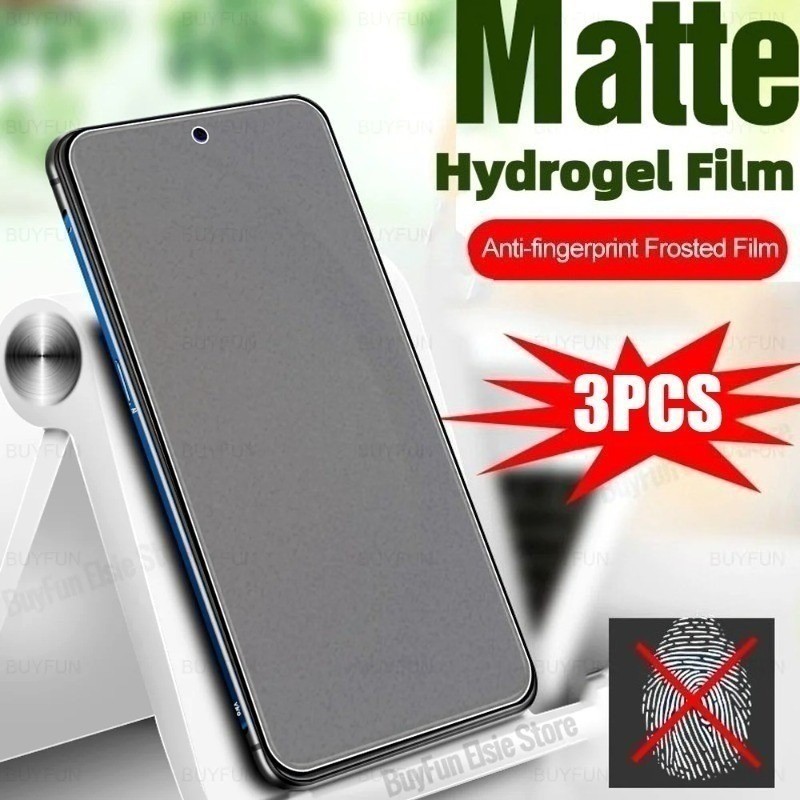 3 ชิ้นป้องกันหน้าจอ Matte ฟิล์มสําหรับ vivo Y01 Y03 Y03t Y04 Y05 Y3s Y5s Y6 Y6t Y9s Y11 Y12a Y15s Y1