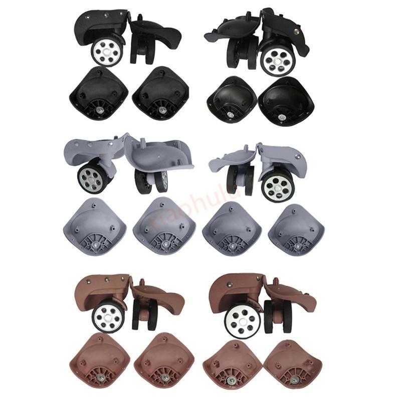 1 Pair A-08 Trolley Case Luggage Wheel Repair Travel Suitcase Replacement Wheels