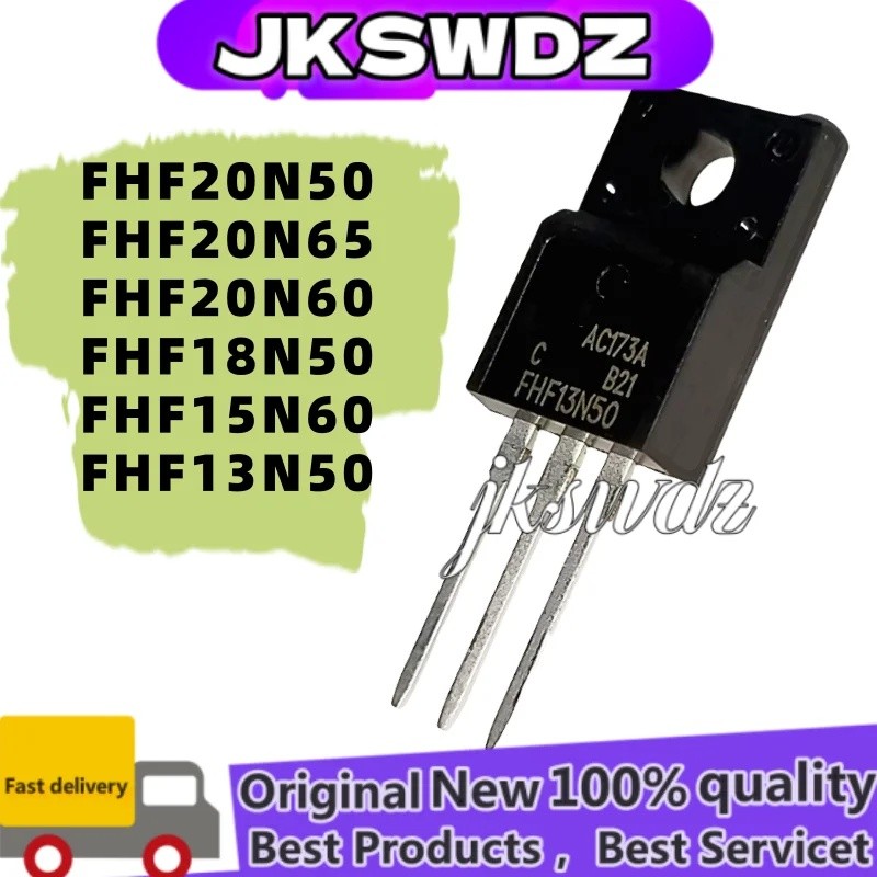 5PCS FHF20N50 FHF20N65 20N65 FHF20N60 20N60 FHF18N50 18N50 FHF15N60 15N60 FHF13N50 13N50 TO-220F เอฟ