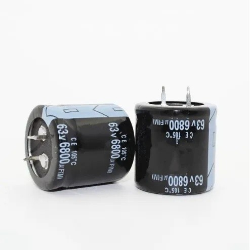 10PCS 63V6800uf Electrolytic Capacitor Radial 6800uf 63v 30x30 มม.