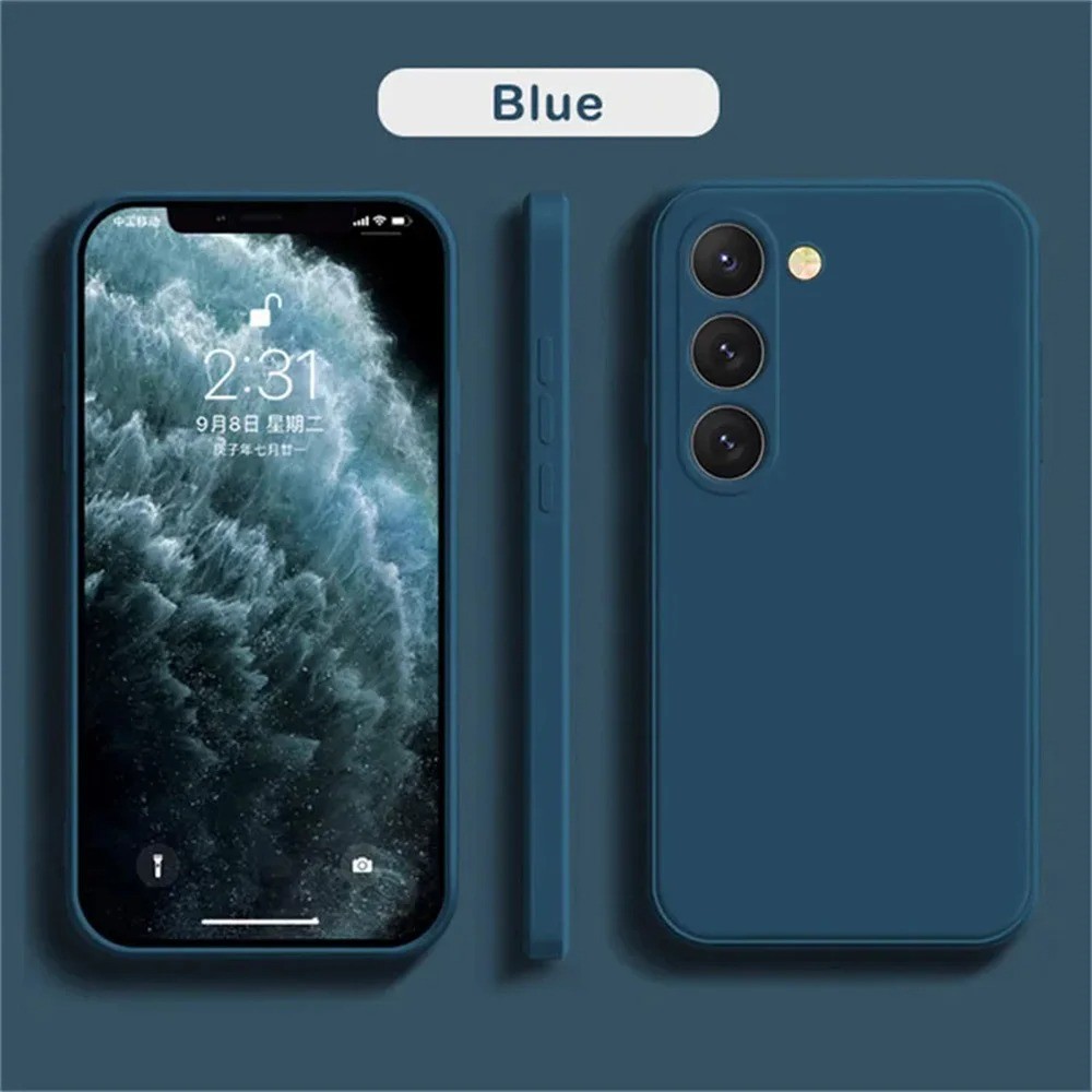 เหมาะสําหรับ Samsung A57 เคสโทรศัพท์ซิลิโคนเหลว A06 ผิวรู้สึก A55 กันกระแทก A13 รวมทุกอย่าง m30s เคส